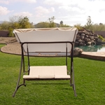 MA680- 3 Seat Outdoor Porch Swing with Stand